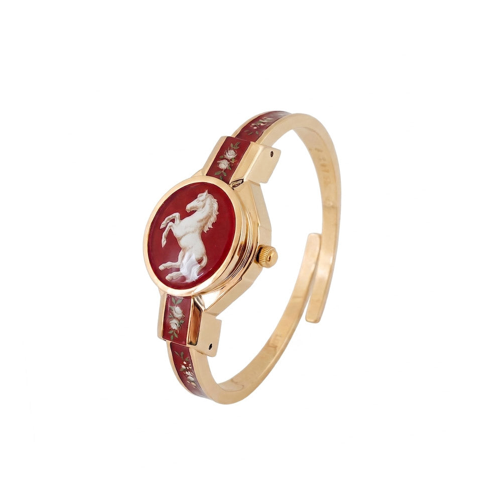 Year of the Horse Red | Limited Edition Swiss Watch | André Mouche