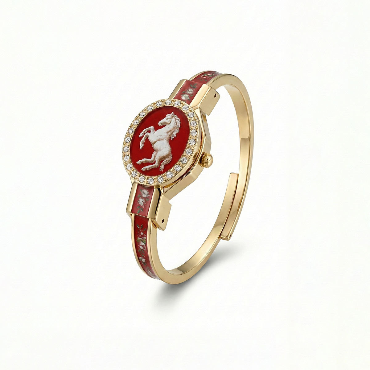 Year of the Horse Crystal Red | Limited Swiss Watch | André Mouche