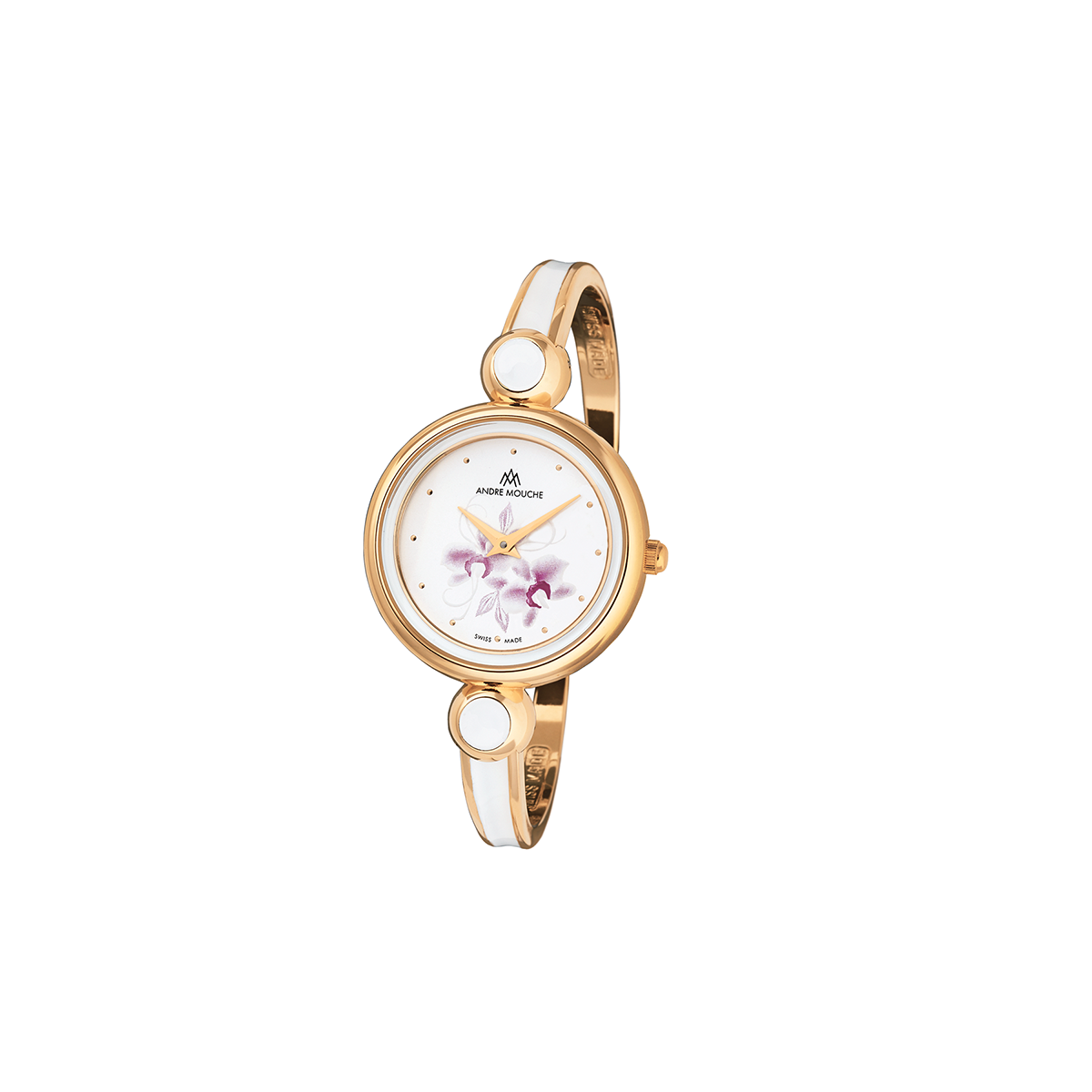 Aria Flower Gold White-Pink – André Mouche