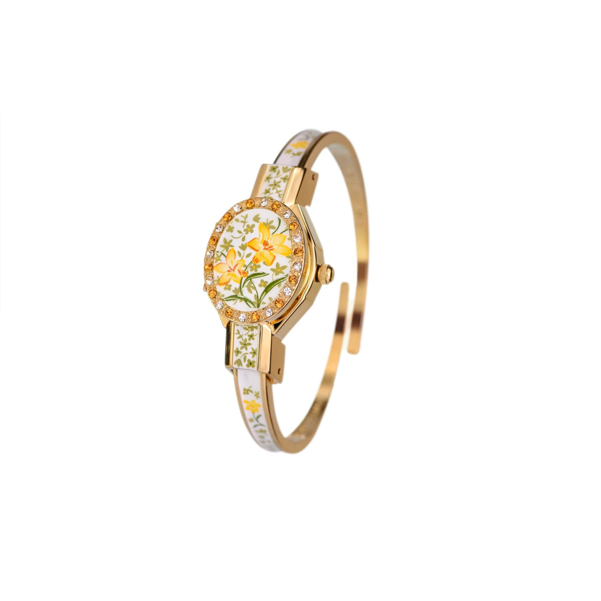 Florali Crystal Gold White Yellow Andre Mouche