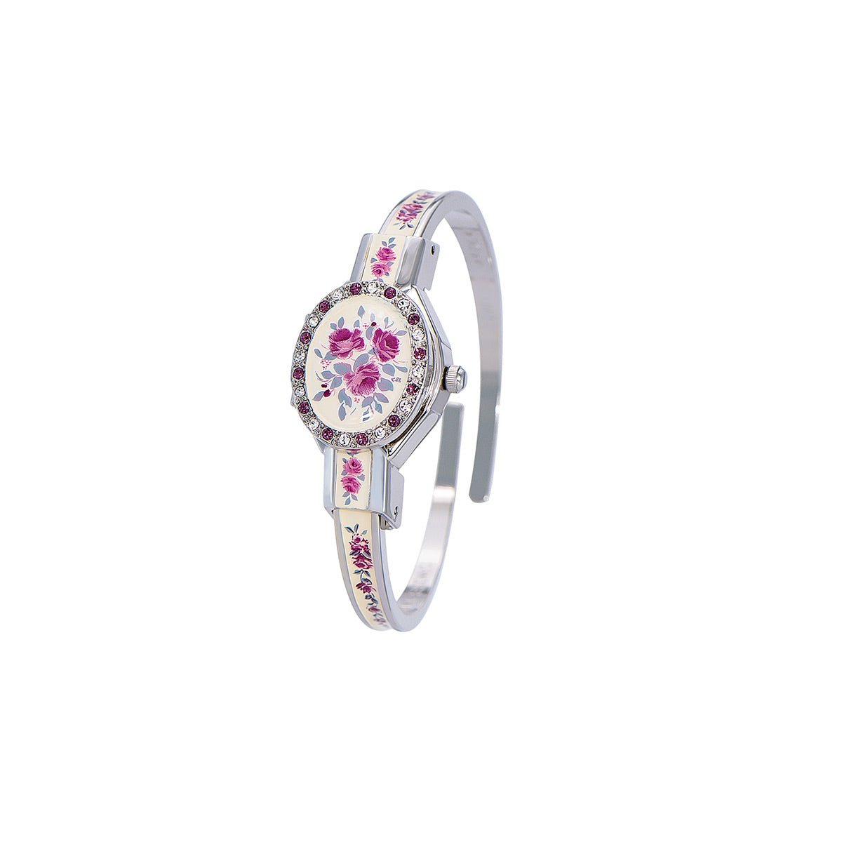 Rose Crystal Palladium White-Pink – André Mouche