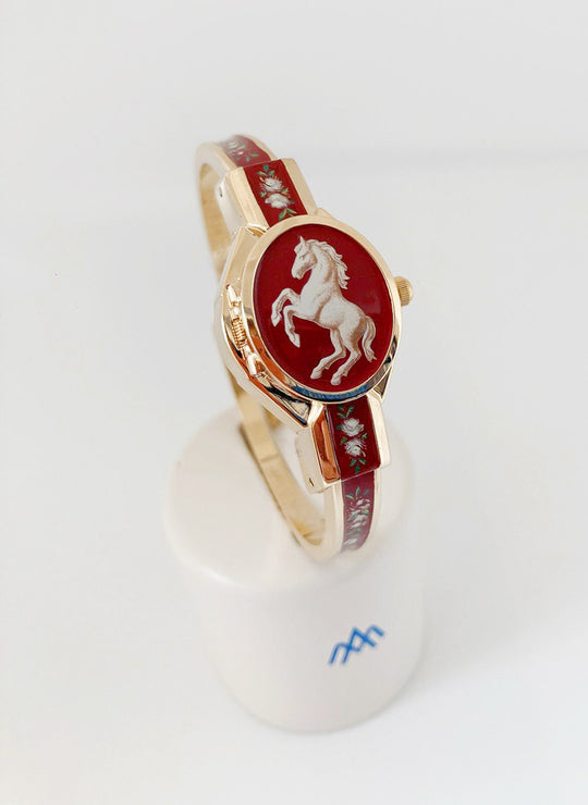 Year of the Horse Red | Limited Edition Swiss Watch | André Mouche