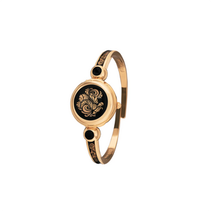 Alambra Gold Black Swiss Ladies Watch 882 - 04191 - André Mouche