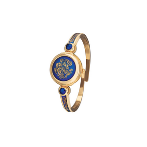 Alambra Gold Blue Swiss Ladies Watch 882 - 06191 - André Mouche