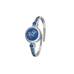 Alambra Palladium Blue Swiss Ladies Watch 883 - 06091 - André Mouche