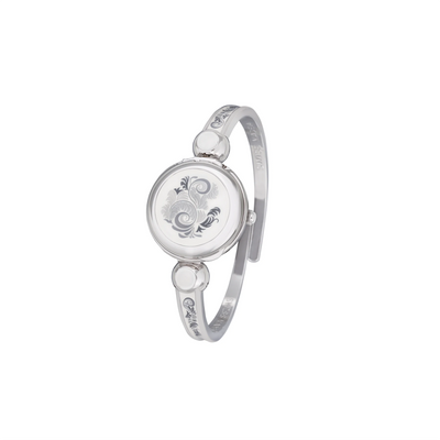 Alambra Palladium White Swiss Ladies Watch 883 - 01091 - André Mouche