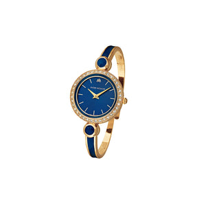 Aria Crystal Gold Blue Swiss Ladies Watch 452 - 06061 - André Mouche