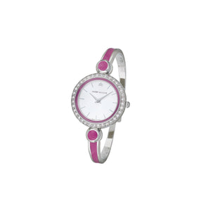 Aria Crystal Palladium Purple Swiss Ladies Watch 453 - 15101 - André Mouche