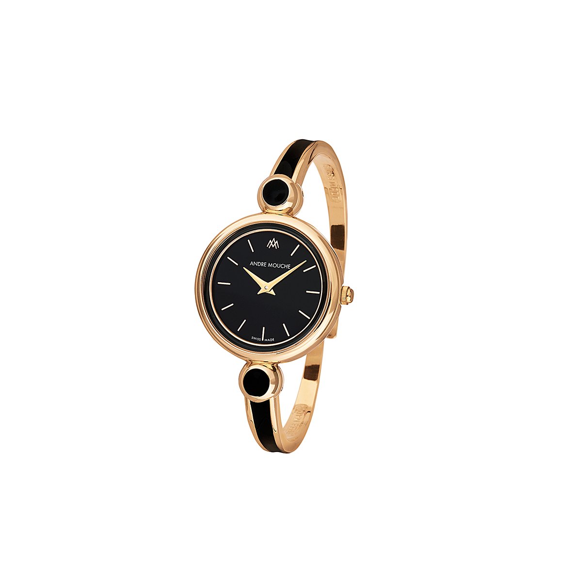 Aria Gold Black Swiss Ladies Watch 450 - 04041 - André Mouche