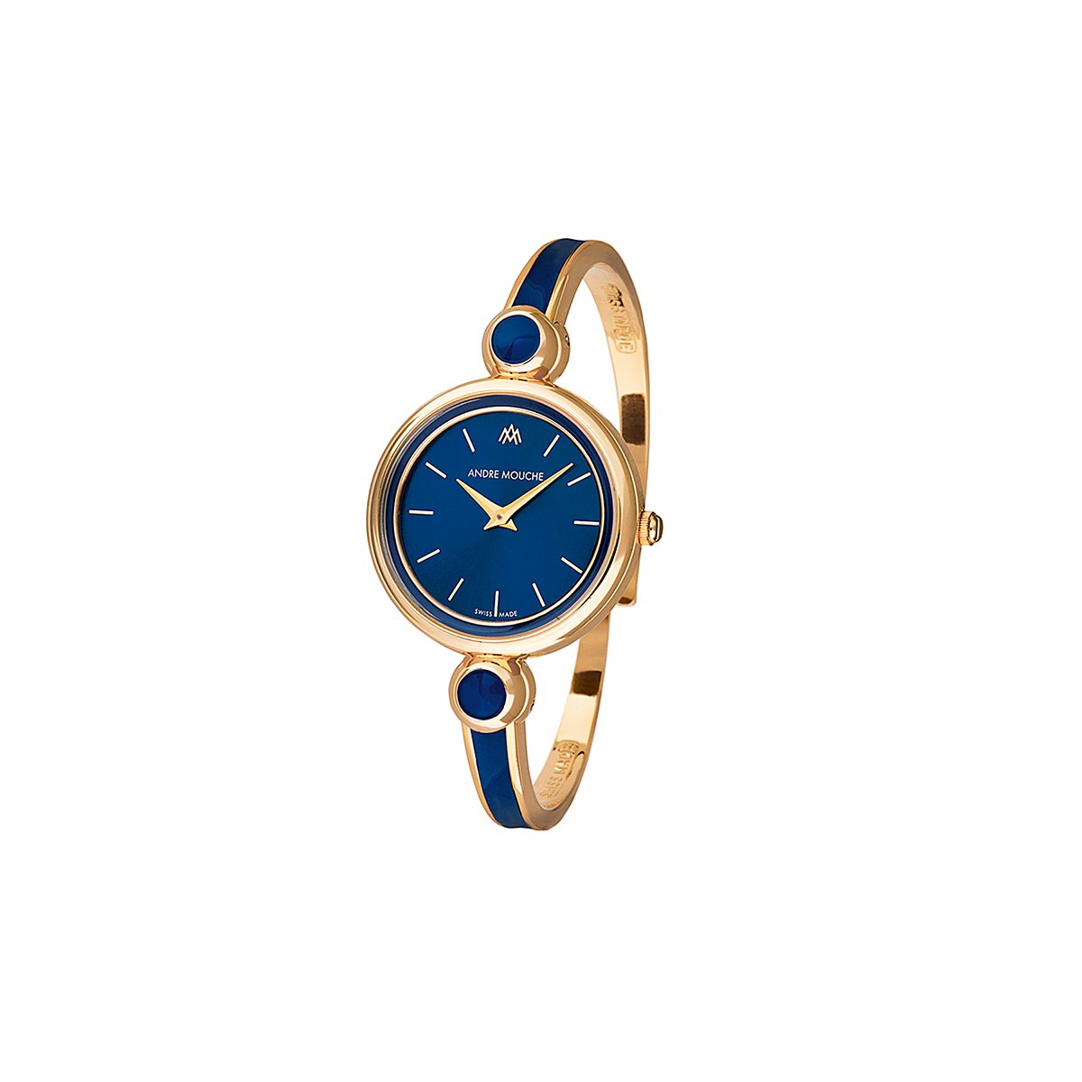 Aria Gold Blue Swiss Ladies Watch 450 - 06061 - André Mouche