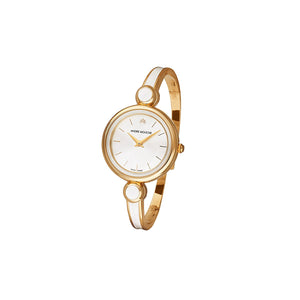 Aria Gold White Swiss Ladies Watch 450 - 01101 - André Mouche