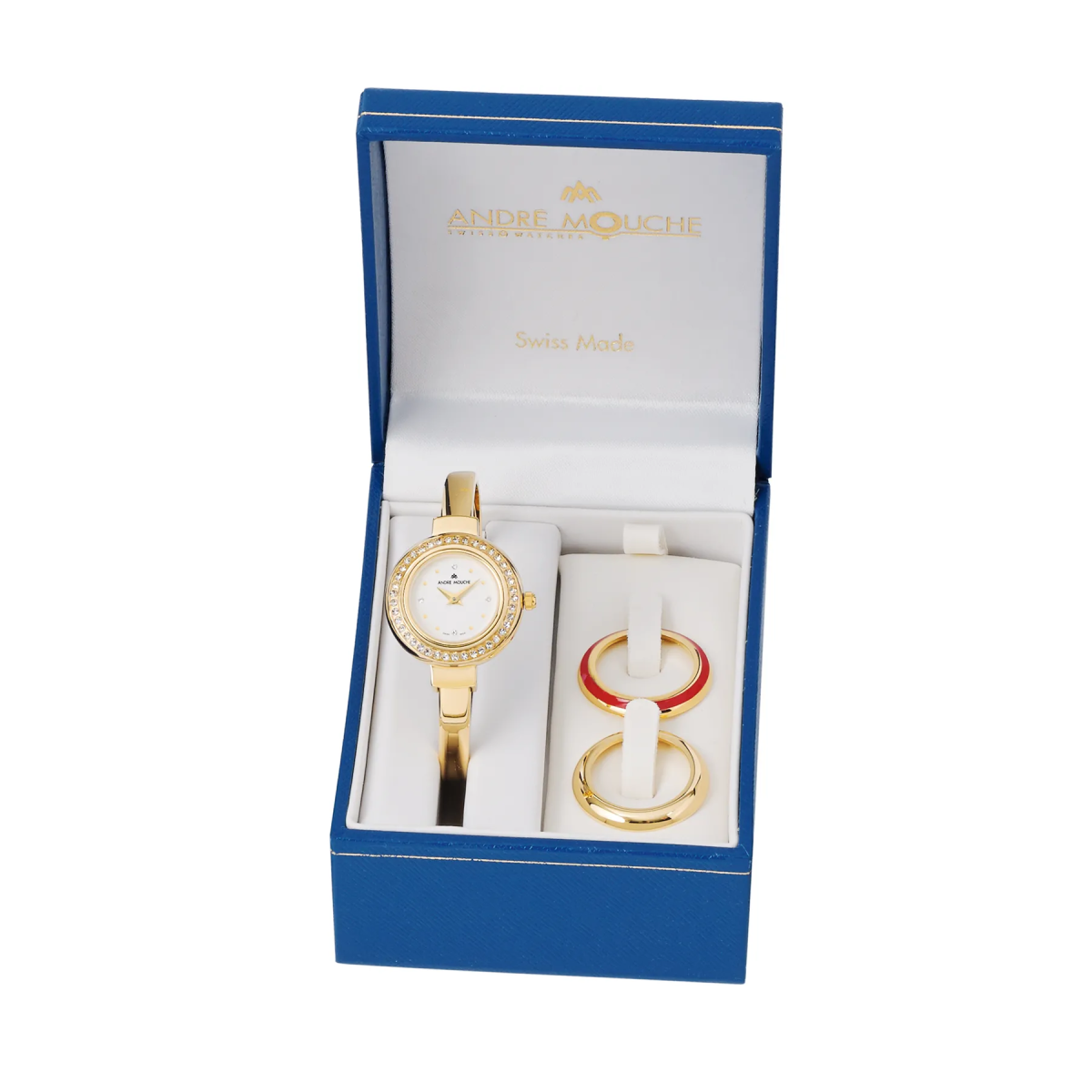 Aura Set Gold Swiss Ladies Watch 400 - 19199 - André Mouche