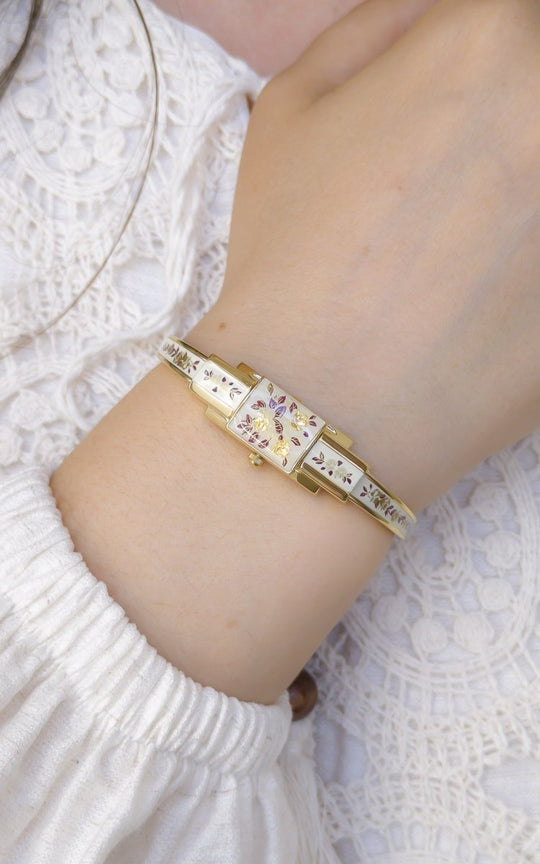 アンドレア・モーレ ゴールドバングル時計 gala-goldwhite-236-02191-