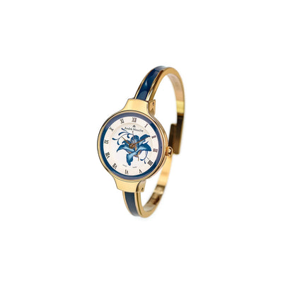 Gracia Gold Blue Swiss Ladies Watch 422 - 07101 - André Mouche