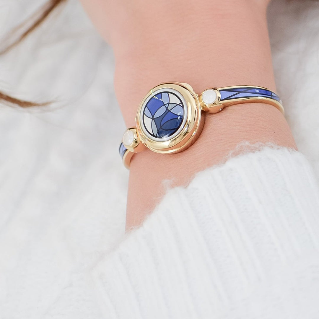 【新品電池】Andre Mouche レディース 腕時計 カメオ NEOLIA Gold Blue – André Mouche