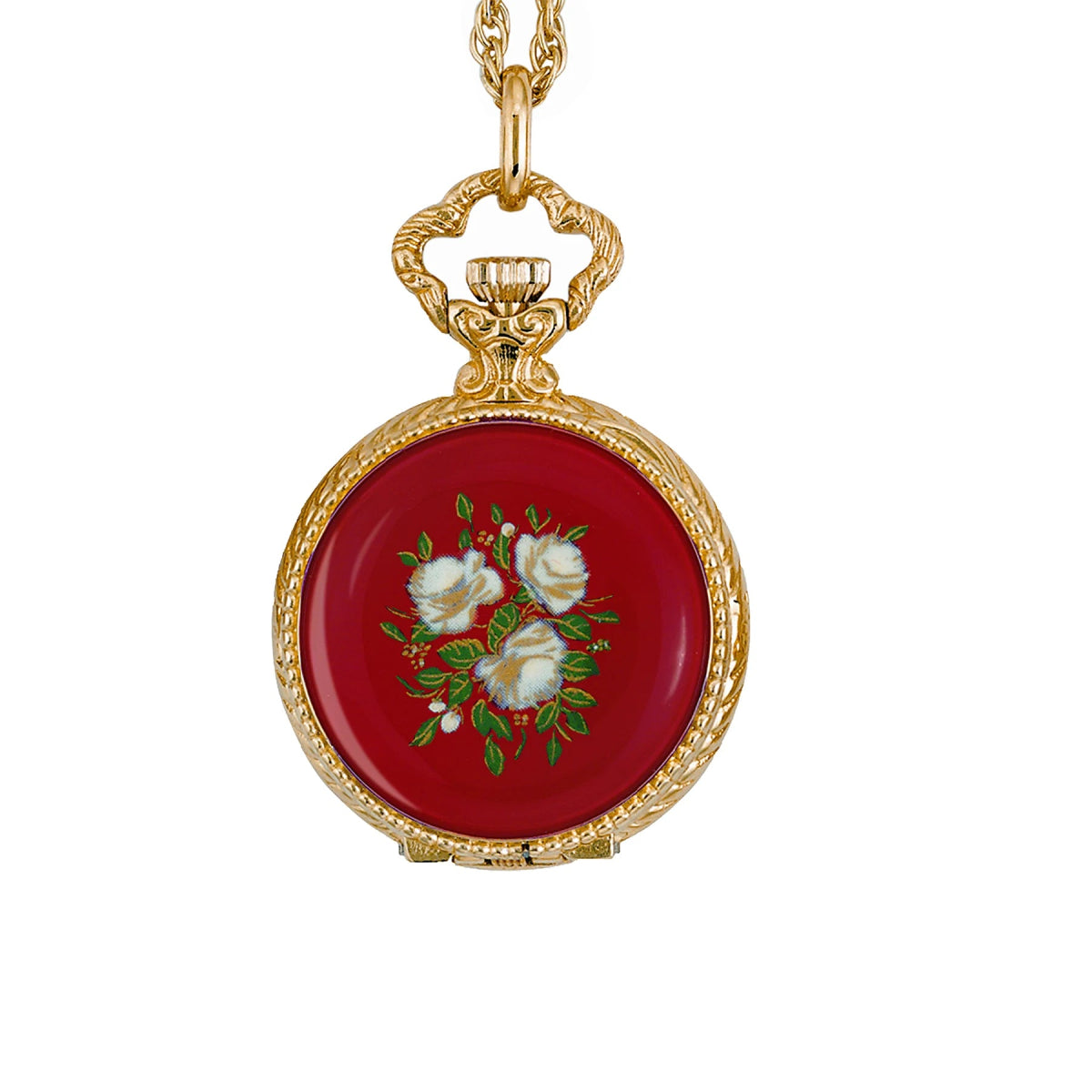 Renaissance Gold Rose Red Swiss Ladies Watch 436 - 16021 - André Mouche