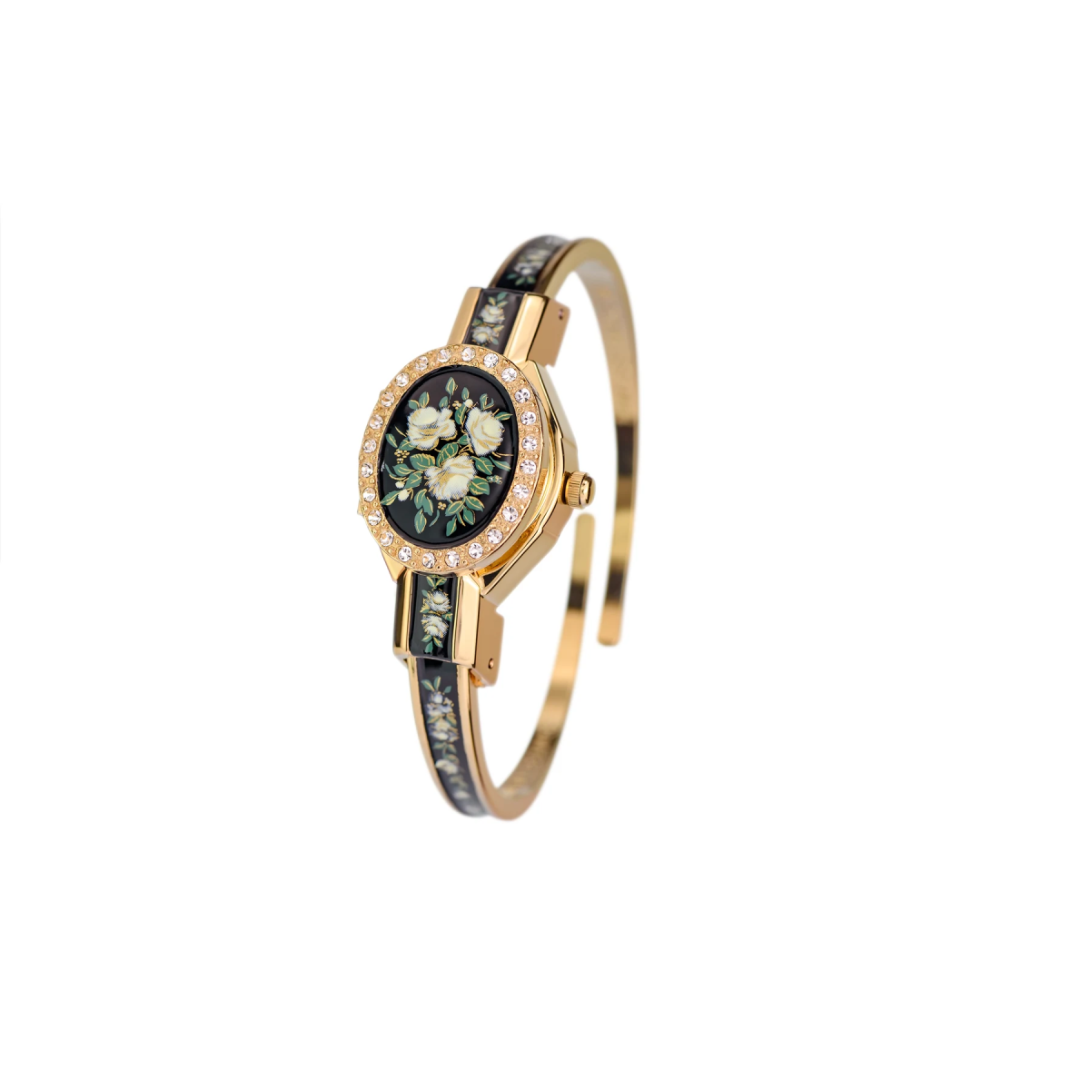 Rose Crystal Gold Black – André Mouche Rose Crystal Gold Black – André Mouche