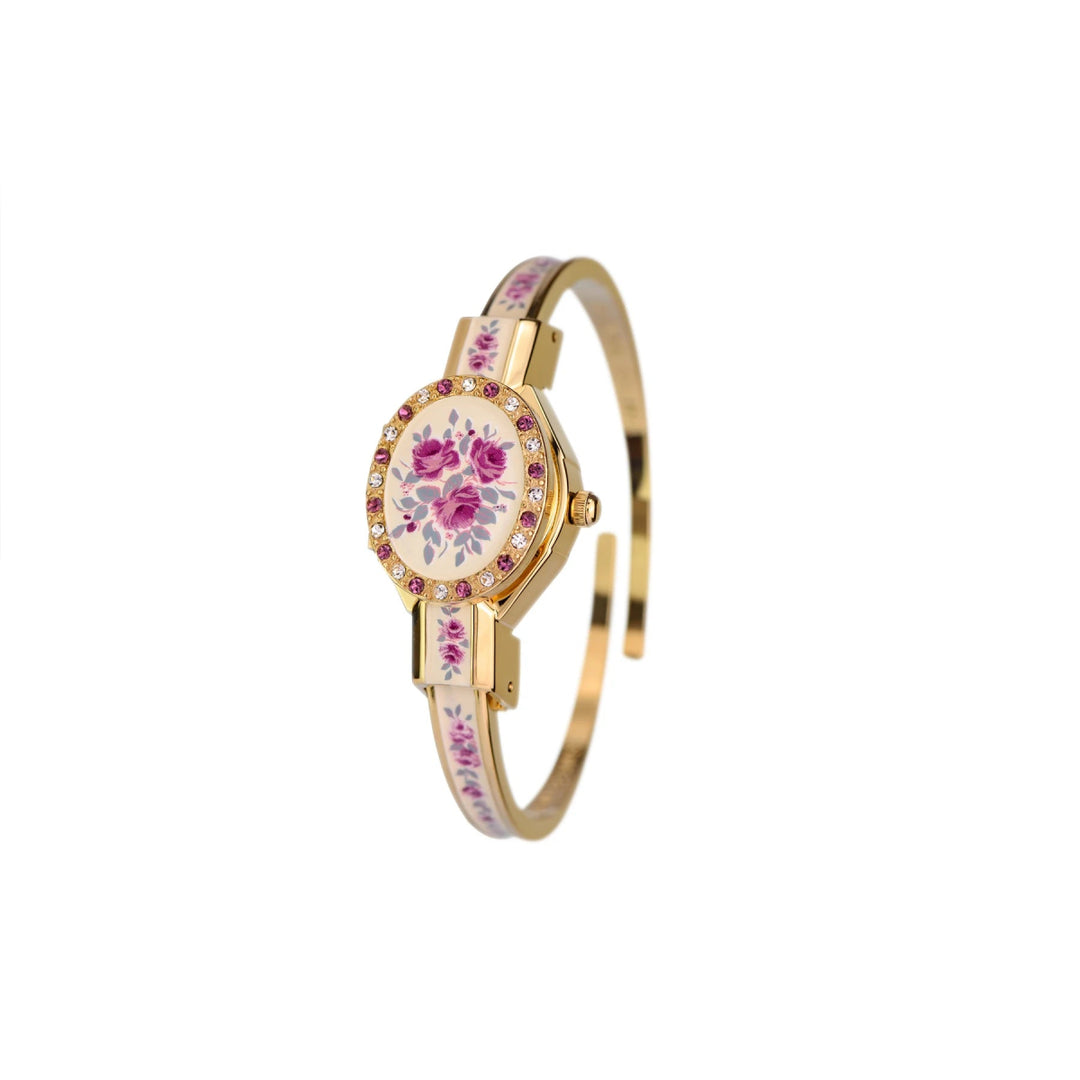 Rose Crystal Gold White-Pink – André Mouche