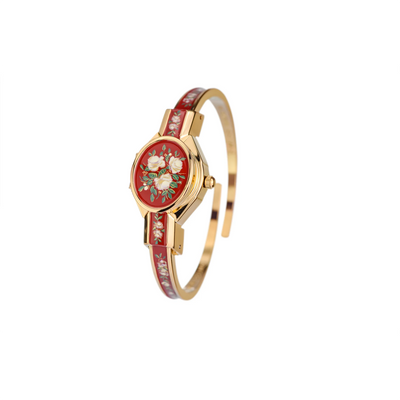 Rose Gold Red Swiss Ladies Watch 136 - 16021 - André Mouche